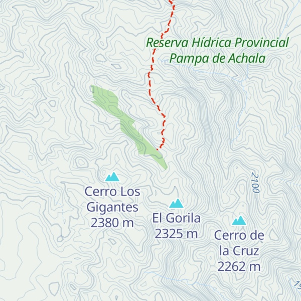 Map of Refugio Aurelio Castelli