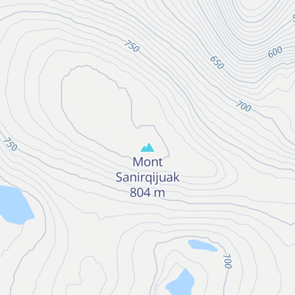 Map of Mont Sanirqijuak