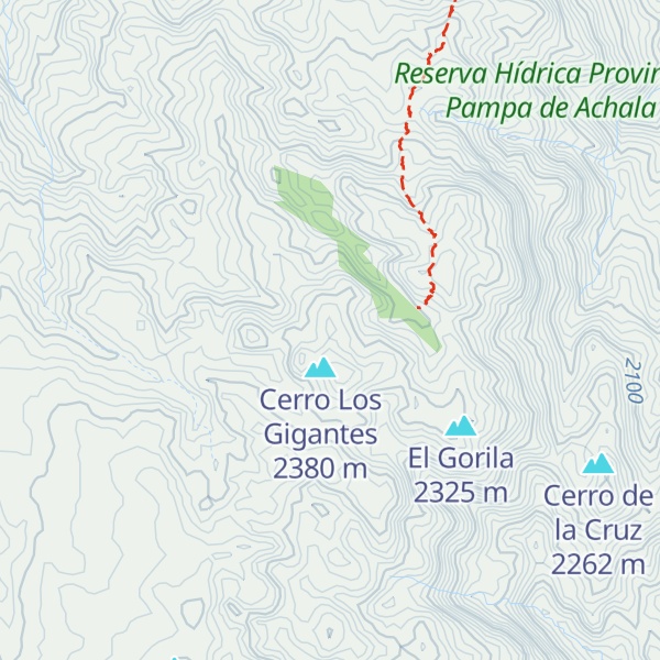 Map of Refugio Don Antonio