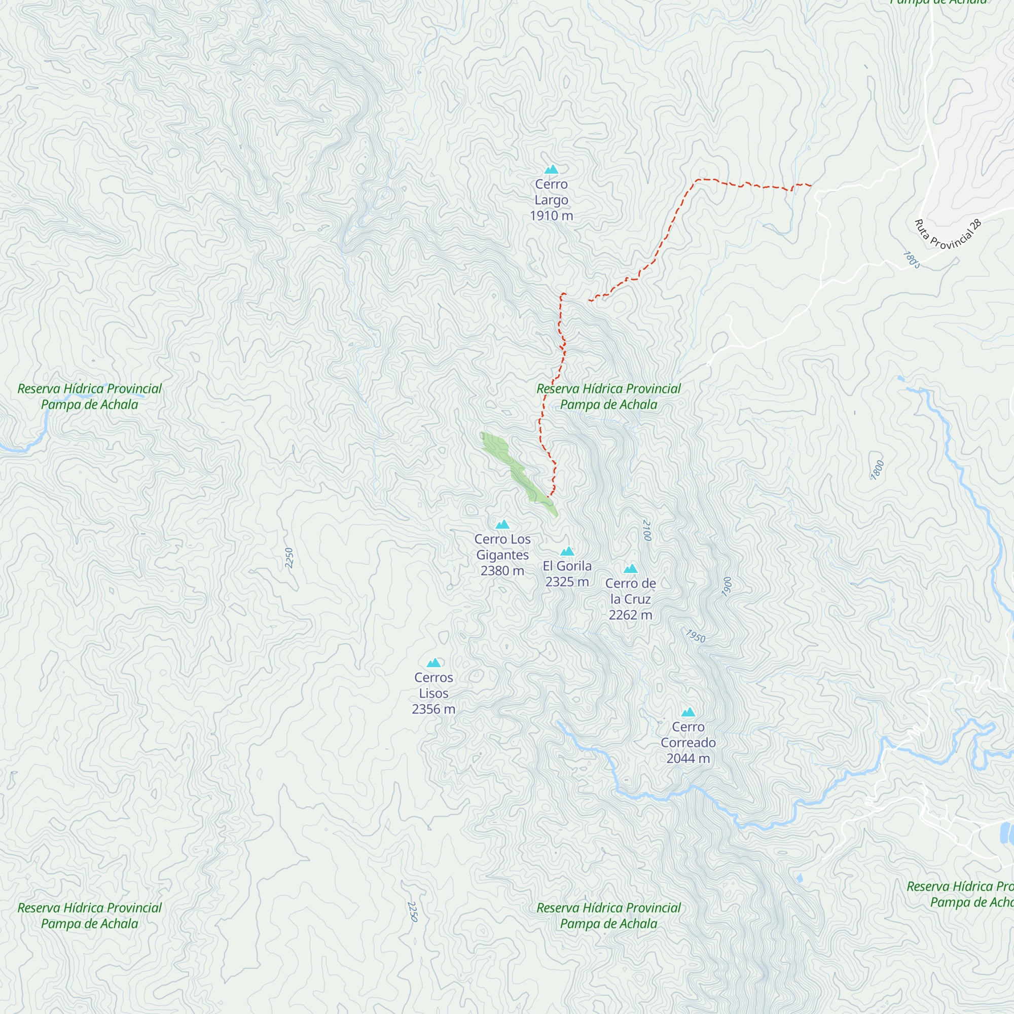 Refugio Don Antonio map