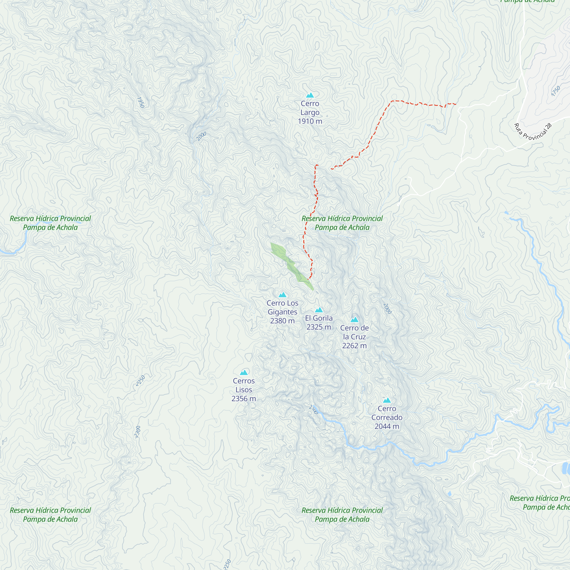 Refugio Don Antonio map