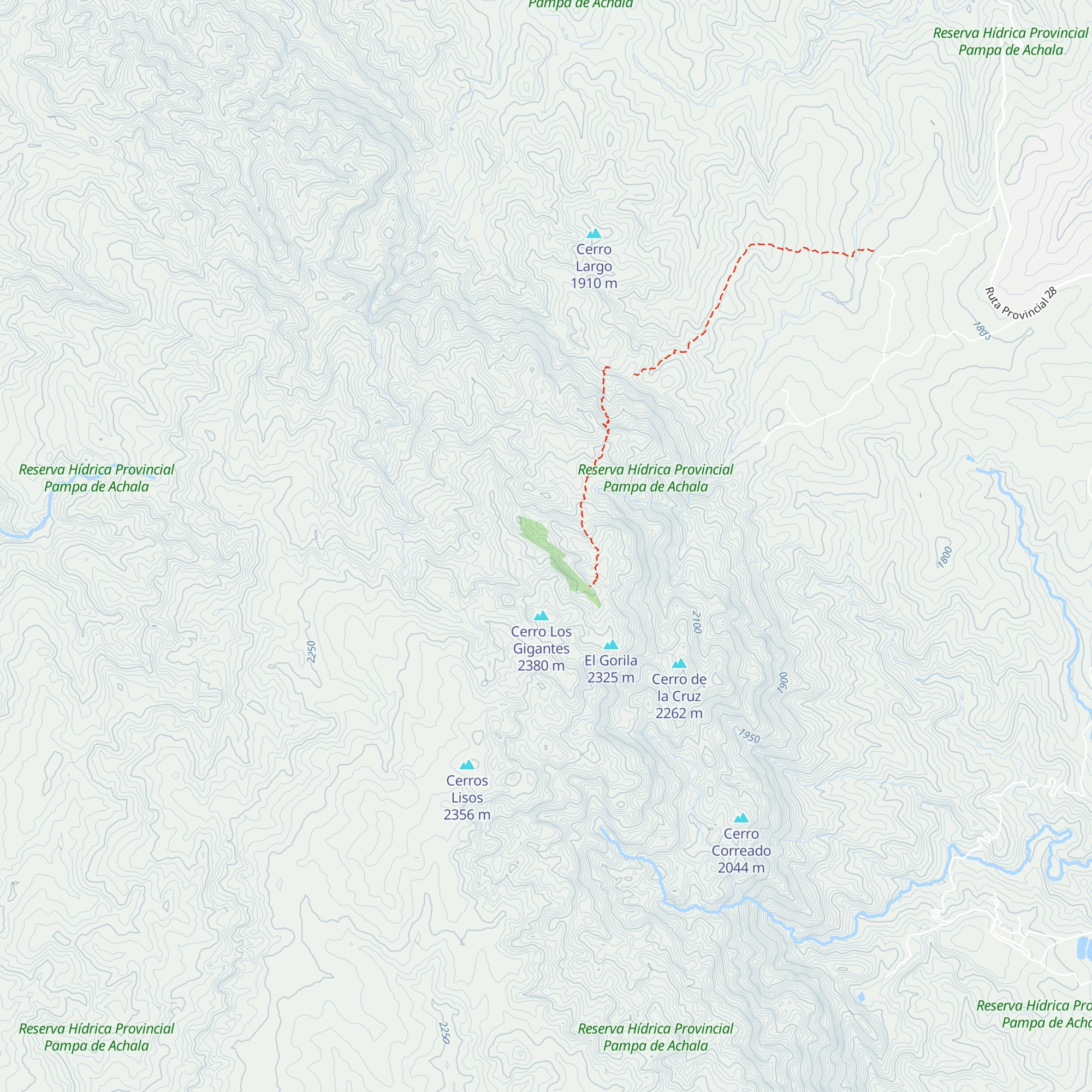 Refugio Rafael uarez map