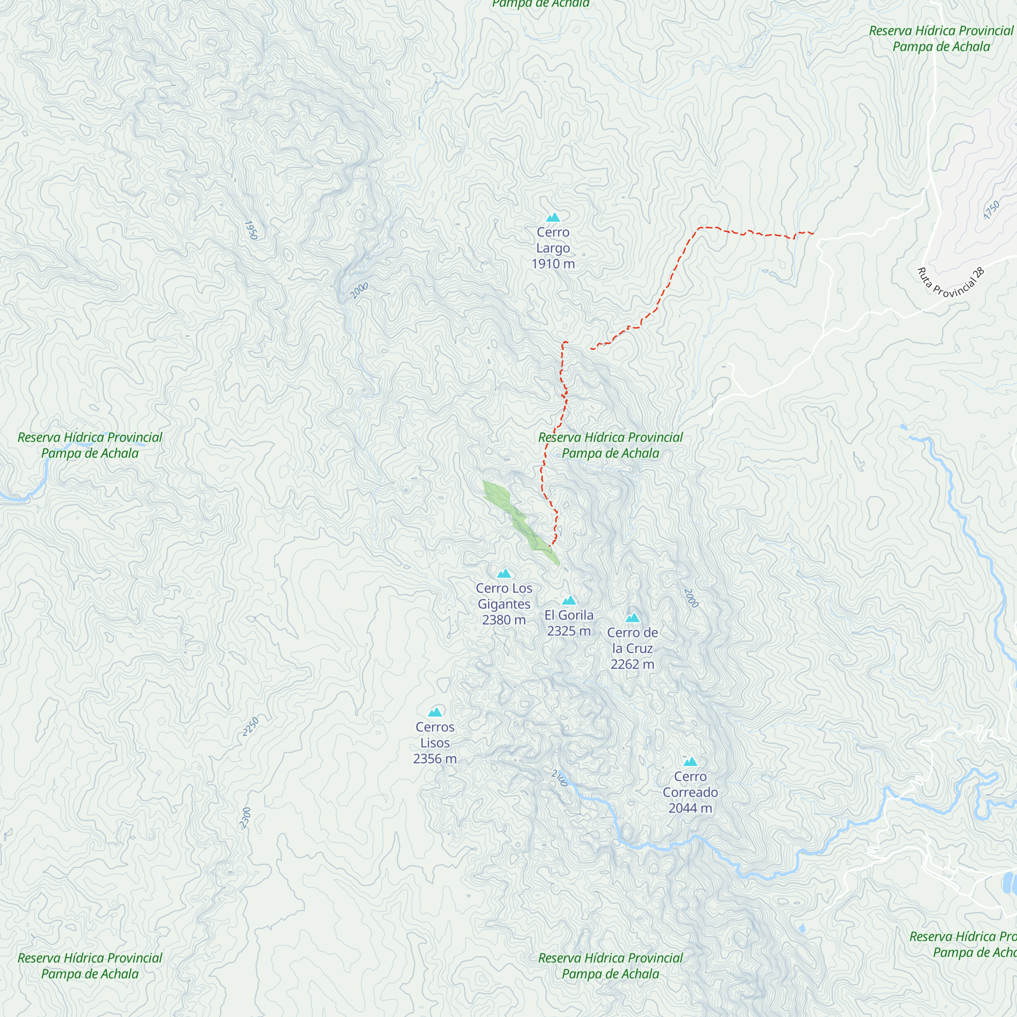 Refugio Rafael uarez map