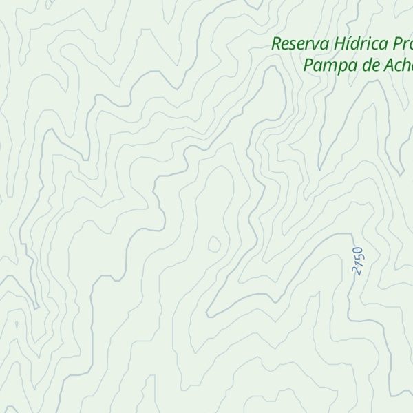 Map of Cerro Blanco