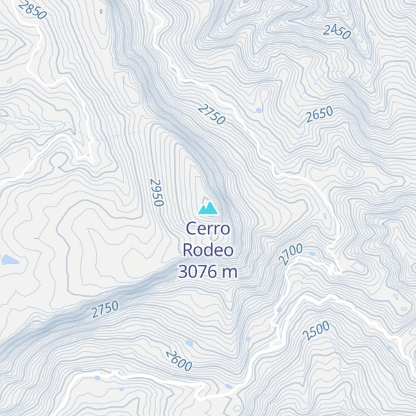 Map of Cerro Rodeo
