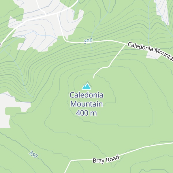 Map of Caledonia Mountain