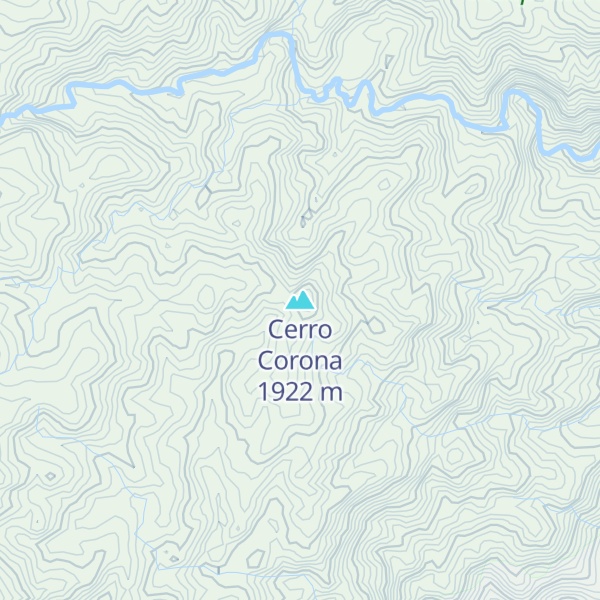 Map of Cerro Corona