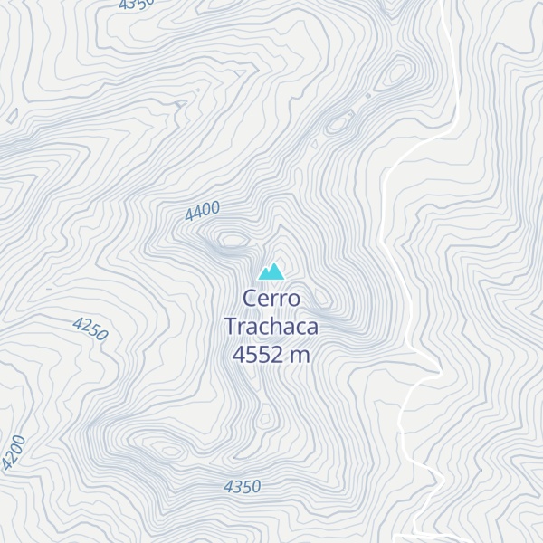 Map of Cerro Trachaca