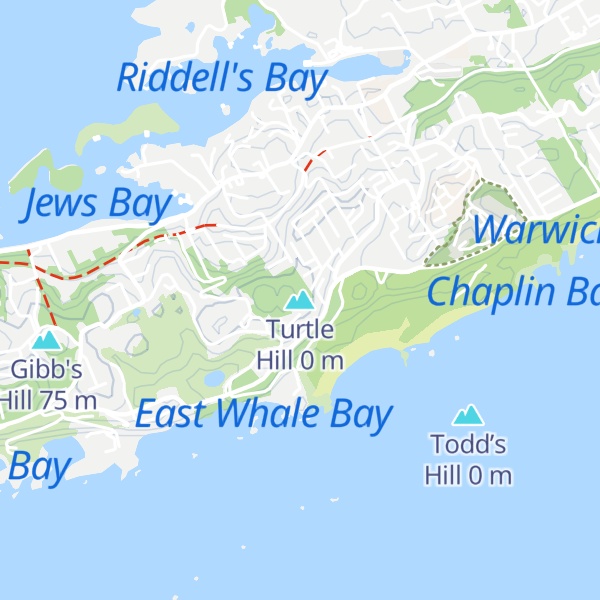 Map of Turtle Hill