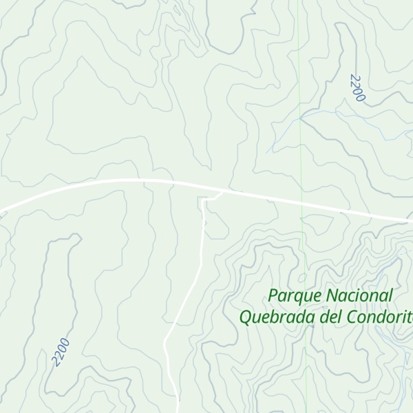 Map of Zona de Riesgo Cerro Champaqui