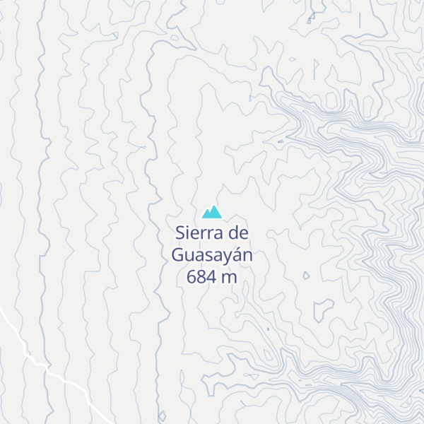 Map of Sierra de Guasayán