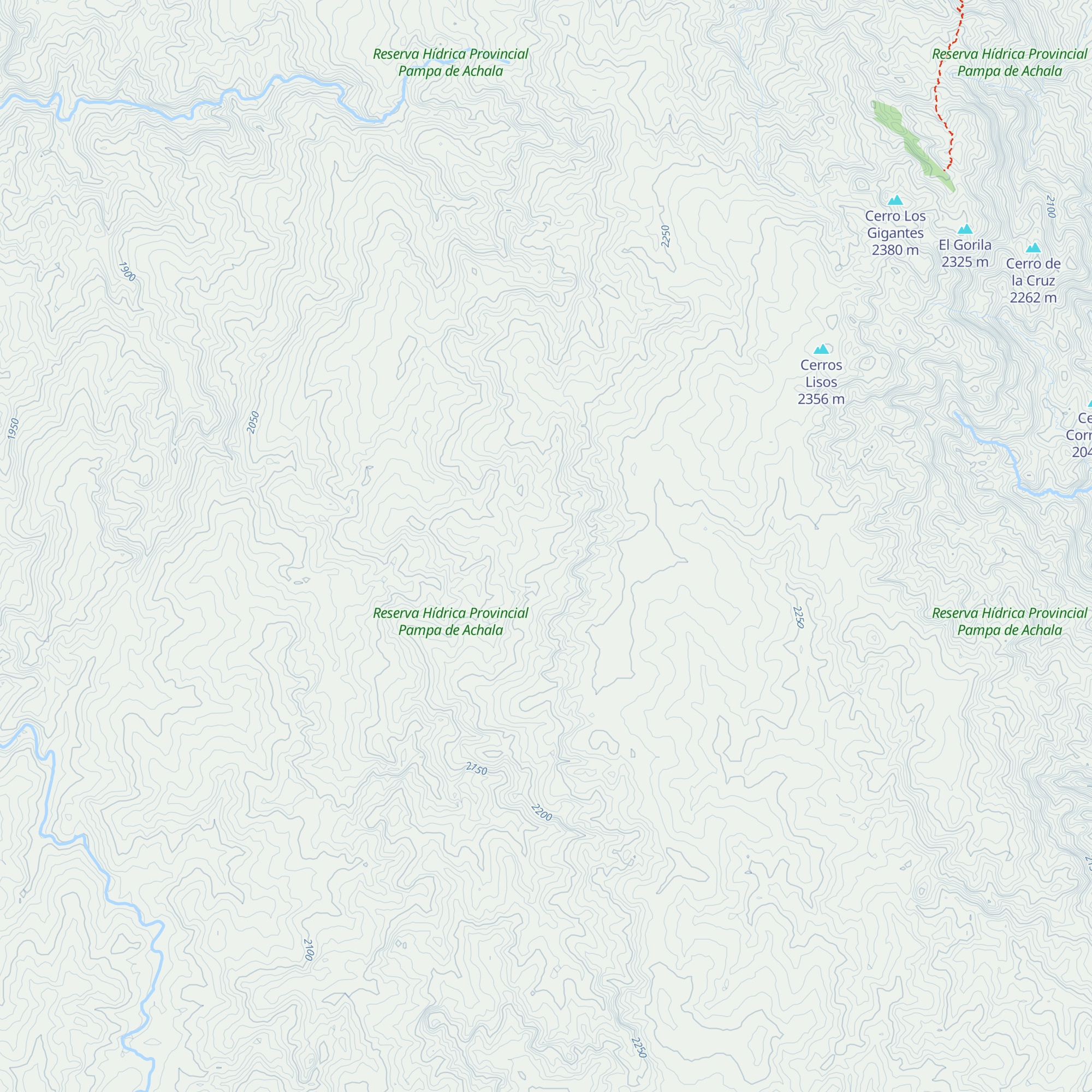 Refugio Gigantillo map