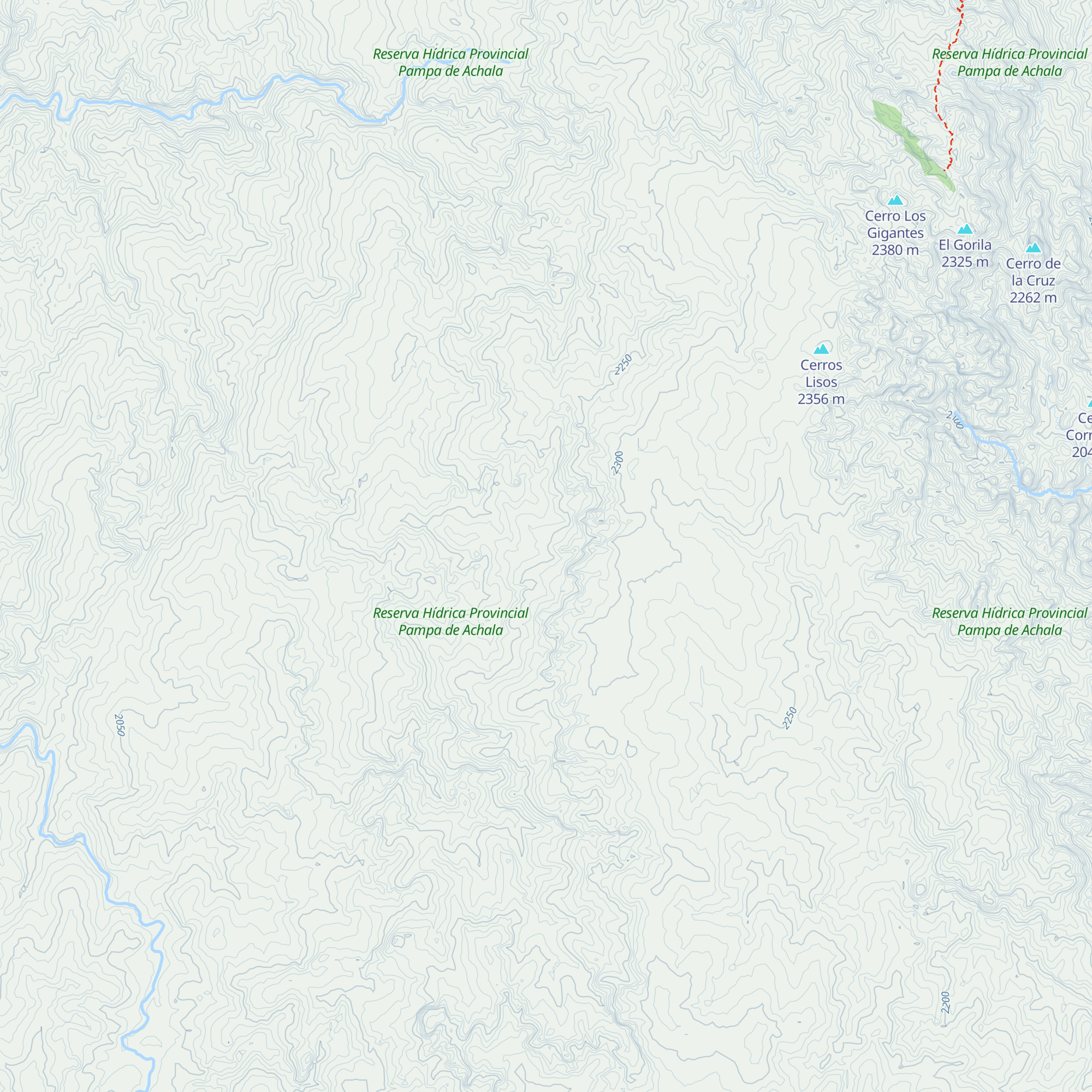 Refugio Gigantillo map