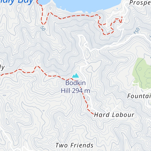 Map of Bodkin Hill
