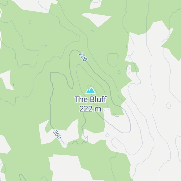 Map of The Bluff