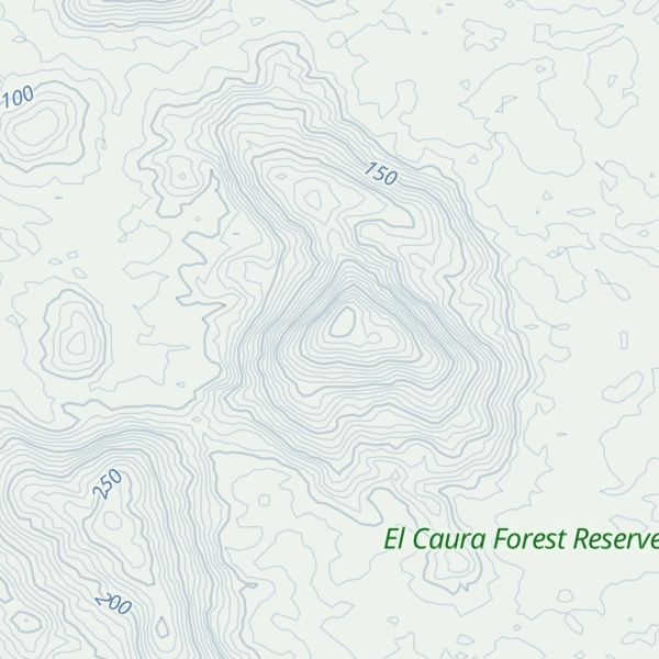 Map of Cerro Cangrejo