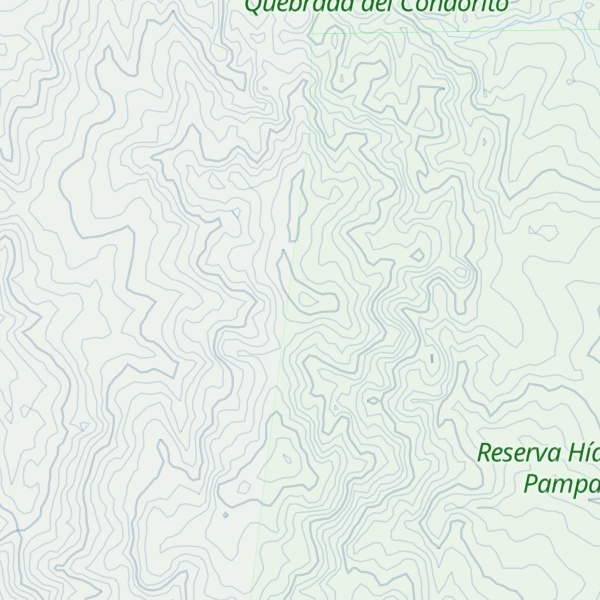 Map of Cerro La Desgracia