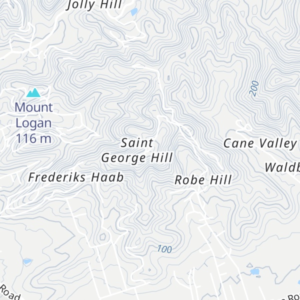 Map of Saint George Hill