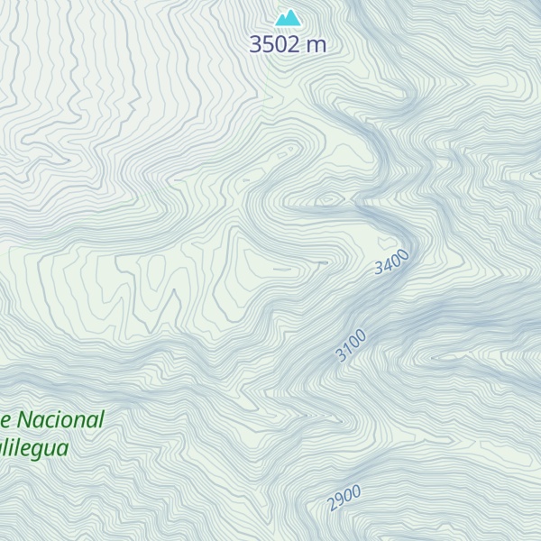 Map of Cerro Hermoso