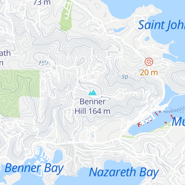 Map of Benner Hill