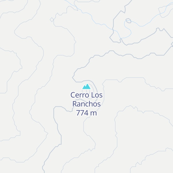Map of Cerro Los Ranchos