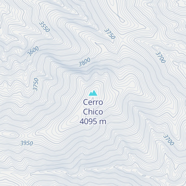 Map of Cerro Chico