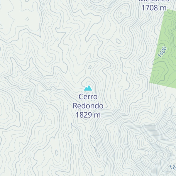 Map of Cerro Redondo