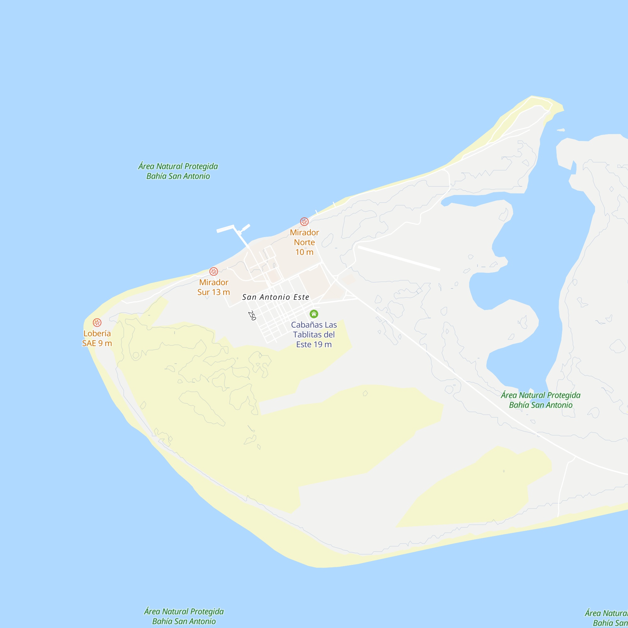 Cabañas Las Tablitas del Este map