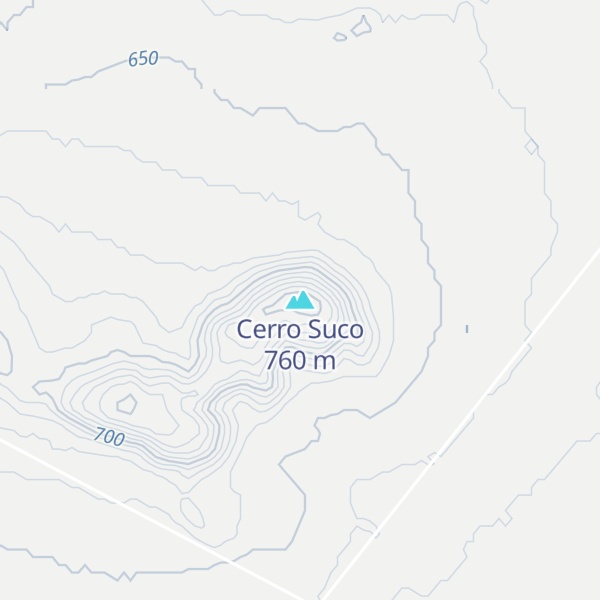Map of Cerro Suco