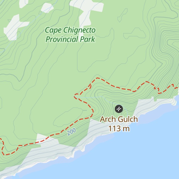 Map of Arch Gulch Cabin