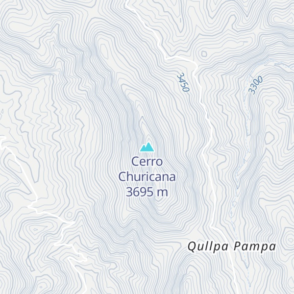 Map of Cerro Churicana