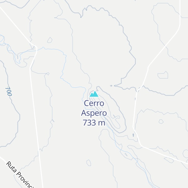 Map of Cerro Aspero