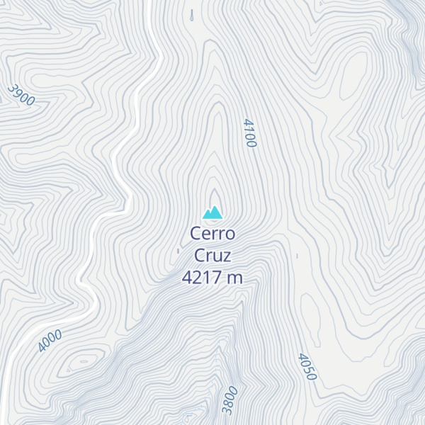 Map of Cerro Cruz