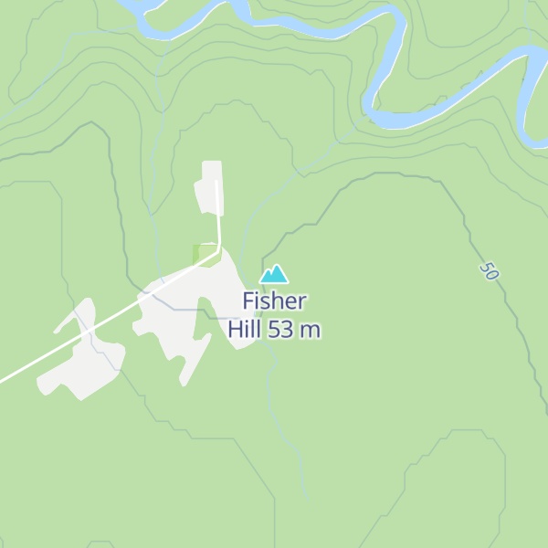 Map of Fisher Hill
