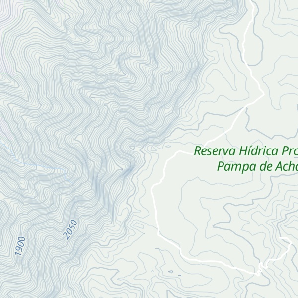 Map of Cerro Los Calabozos