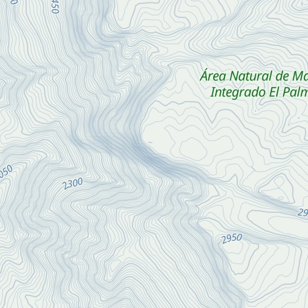 Map of Cerro Pajonal