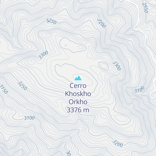 Map of Cerro Khoskho Orkho