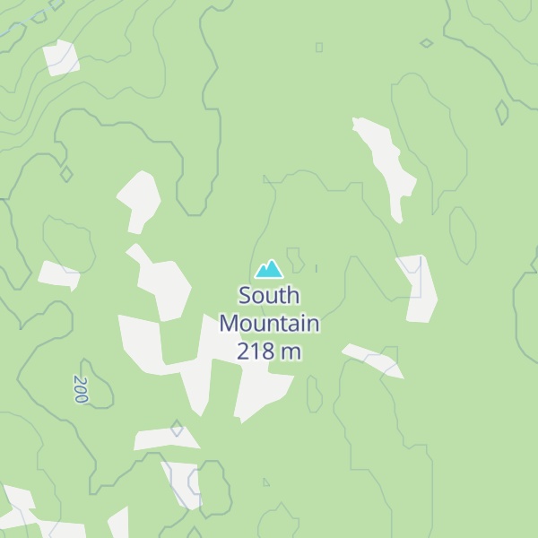 Map of South Mountain