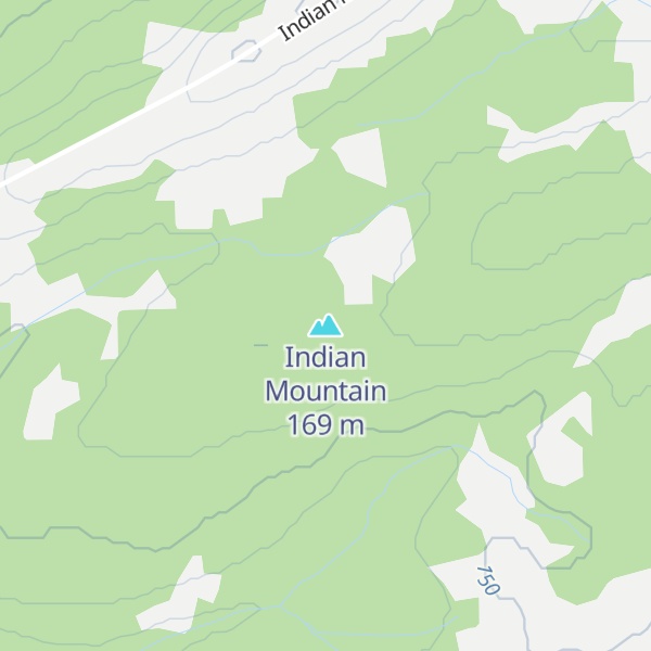 Map of Indian Mountain
