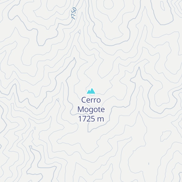 Map of Cerro Mogote