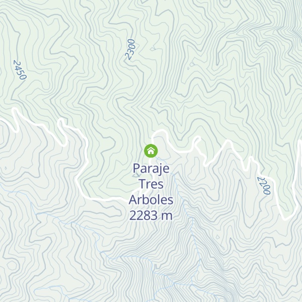 Map of Paraje Tres Arboles