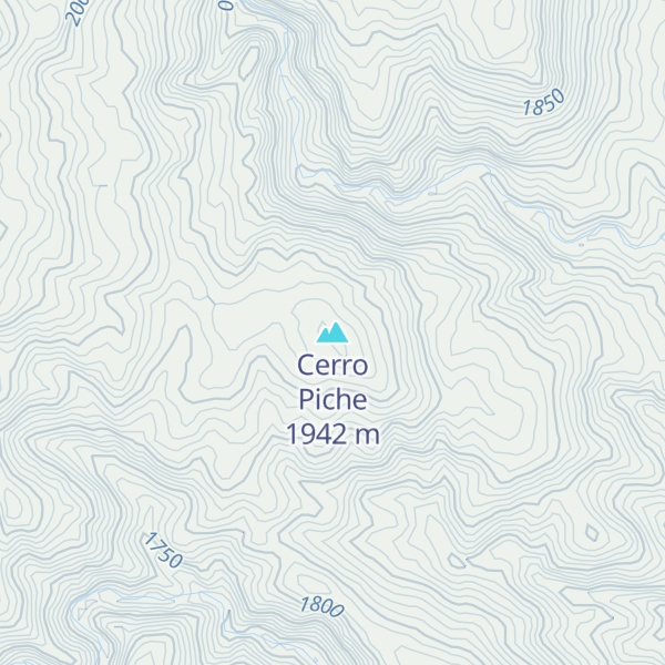 Map of Cerro Piche