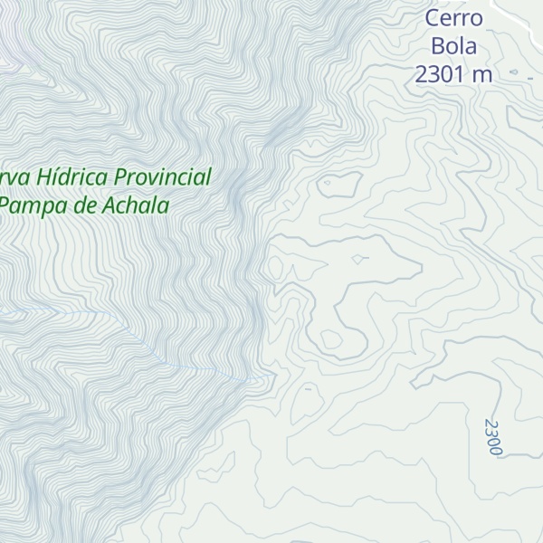Map of Cerro El Rodeo