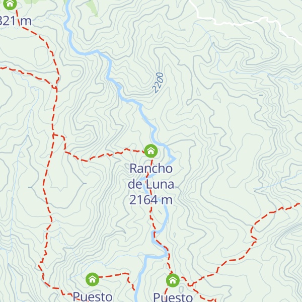 Map of Rancho de Luna