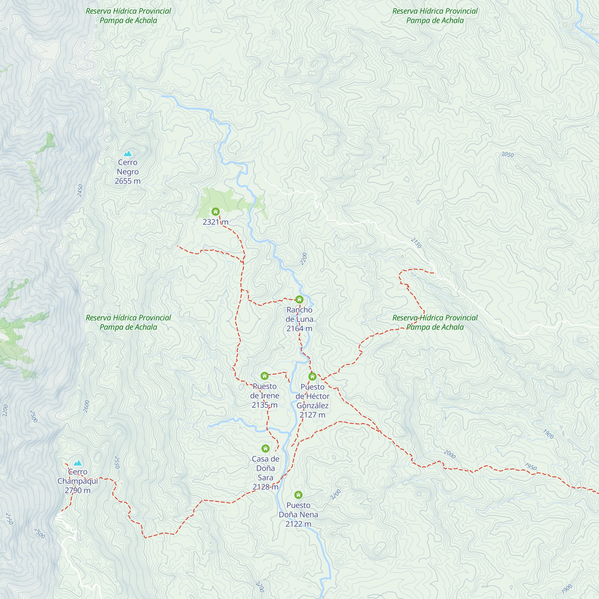 Rancho de Luna map