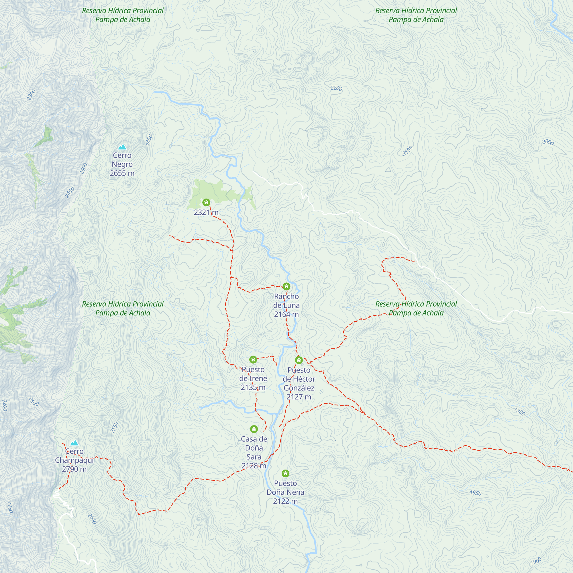 Rancho de Luna map
