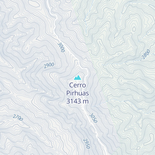 Map of Cerro Pirhuas