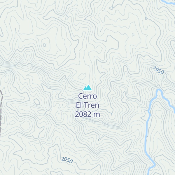 Map of Cerro El Tren
