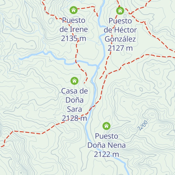 Map of Refugio San Expedito