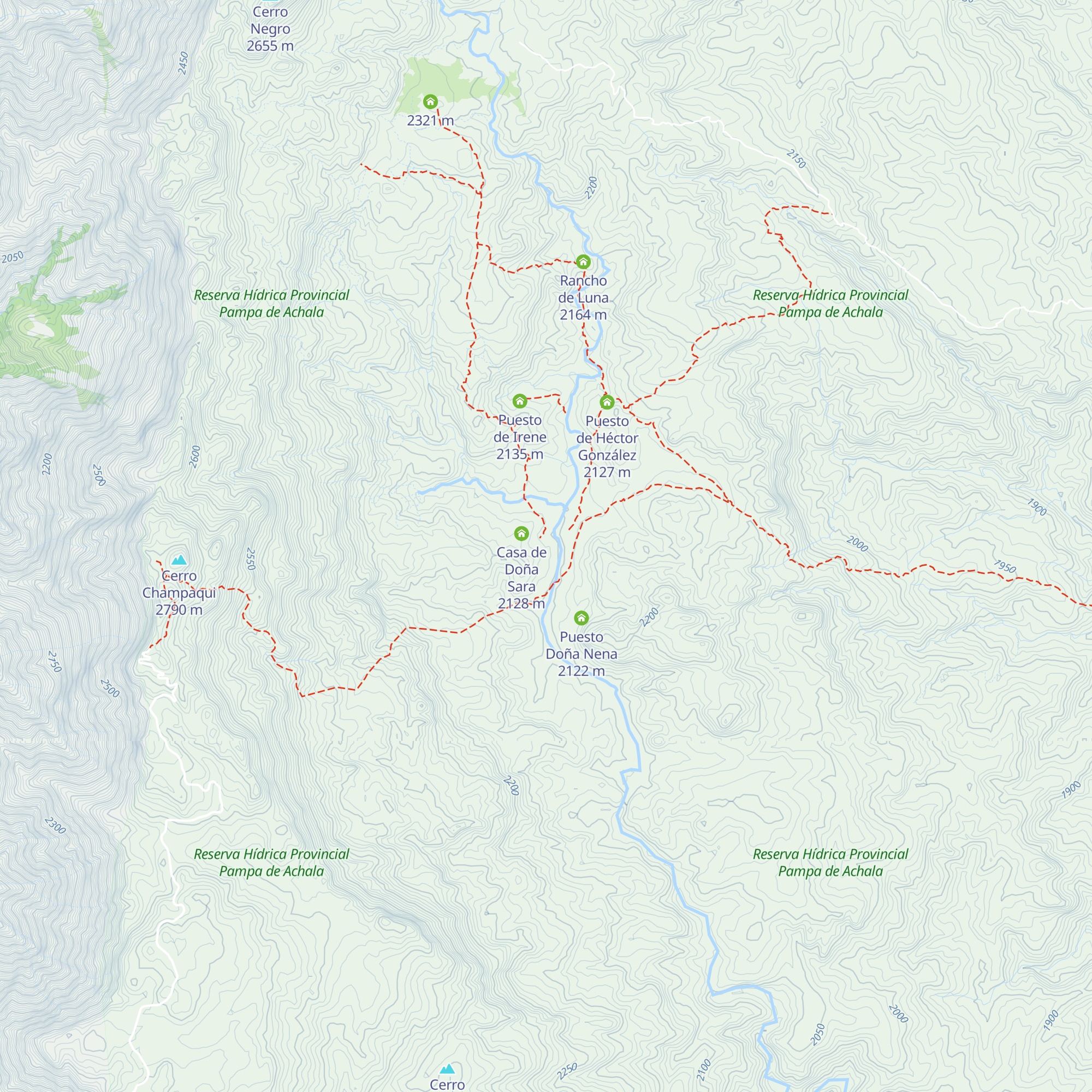 Refugio San Expedito map